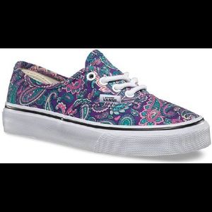Vans - Purple Paisley Print